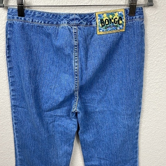 Vintage Bongo by Gene Montesano Bareback Bootcut Jeans Blue Denim Sz 9 - Picture 6 of 13